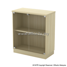Q-YG9 SWINGING GLASS DOOR LOW CABINET